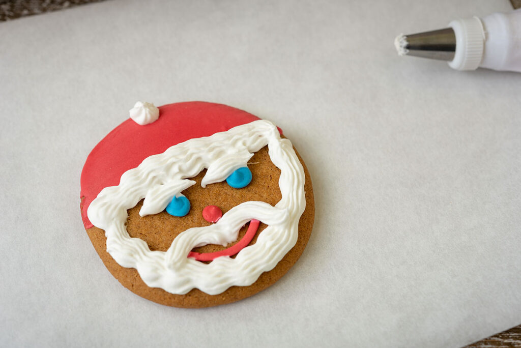 Small Santa Gingerbread Cookie