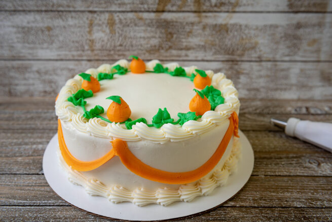 Pumpkin Shape Cake