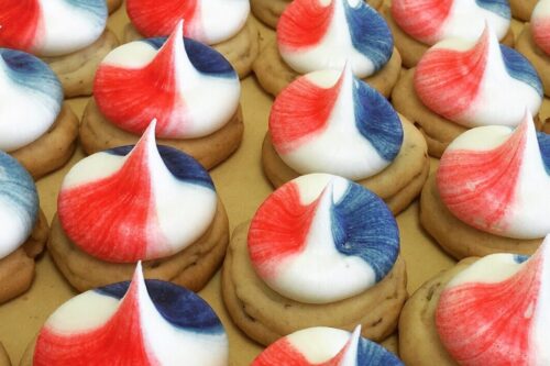 Patriotic Thumbprint Cookies (1 dozen)