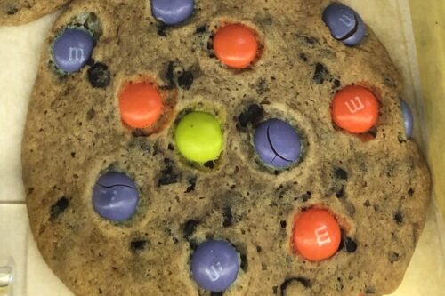 Halloween M&M Cookie