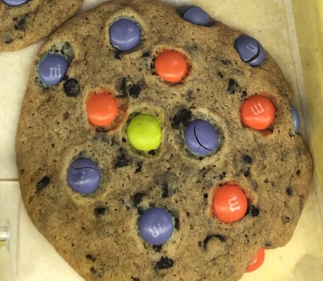 Halloween M&M Cookie